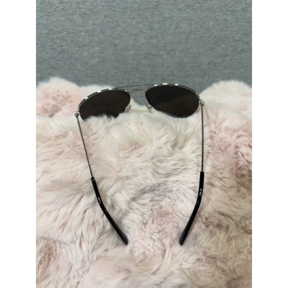 Unisex Unbranded Sunglasses Silver Aviator One Size